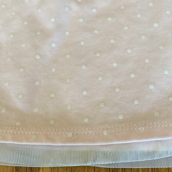 TAHARI Adorable Pink and White Polka Dot Dress with Bow. Size 3T. Short sleeve. - Picture 8 of 14